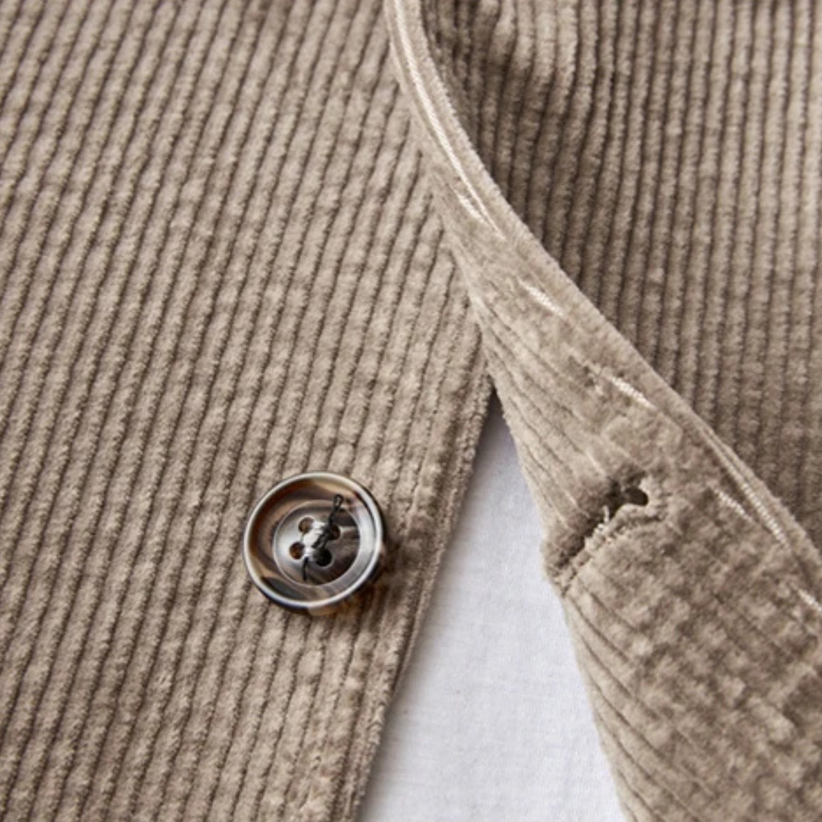 Relaxed Fit Mens Corduroy Blazer Jacket