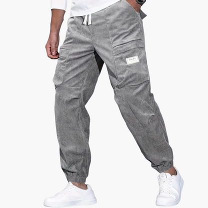 Comfortable Mens Corduroy Trousers with Pockets