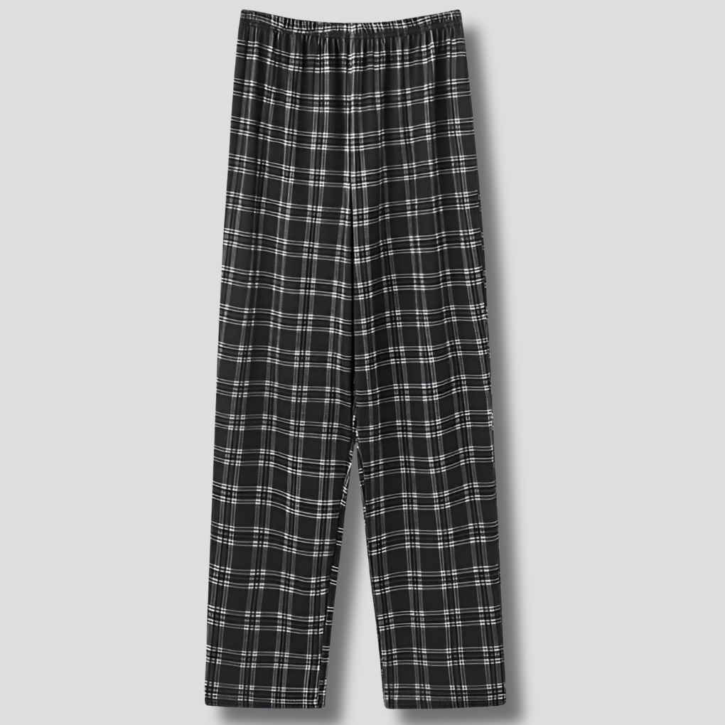 Soft Plaid Mens Sleep Pants 3-Pack