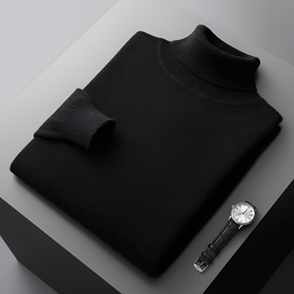Soft Luxury Mens Wool Crew Neck Sweater