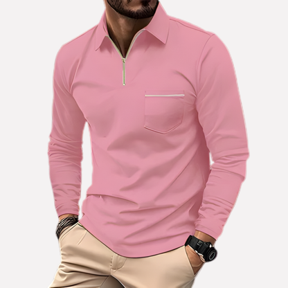 Classic Fit Mens Polo Shirt with Pocket