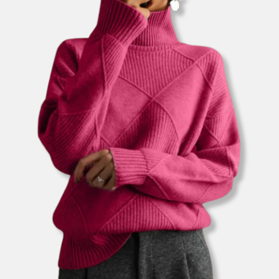Casual Loose Fit Crew Neck Sweater - Nocini