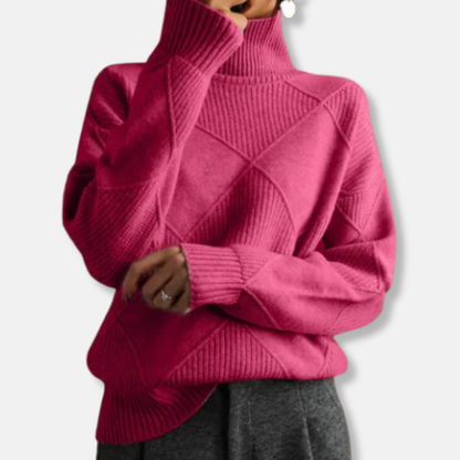 Casual Loose Fit Crew Neck Sweater - Nocini