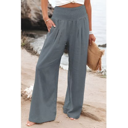 Relaxed Fit Women's Linen Pants