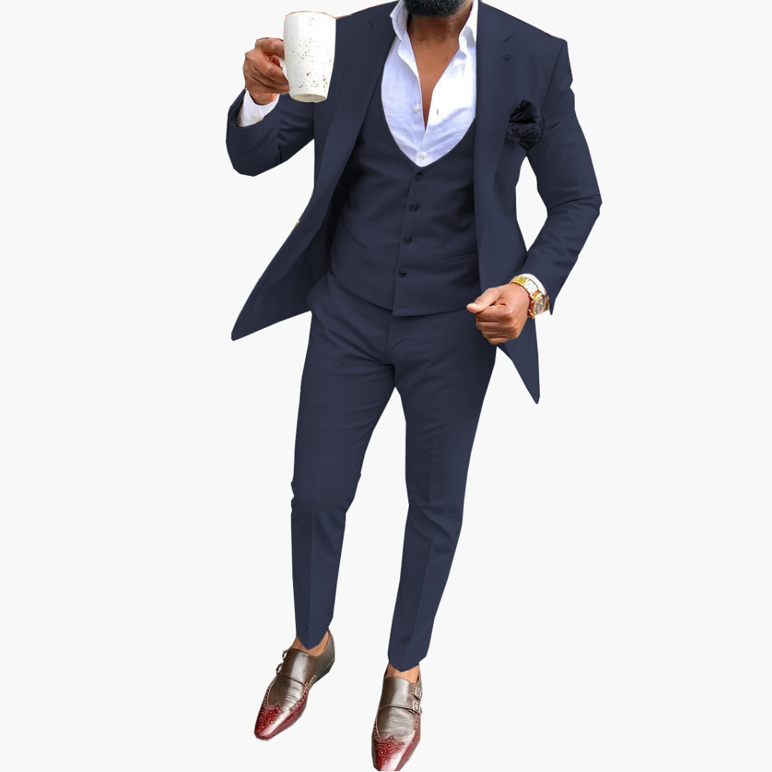 Men's 3 Piece Slim Fit Suit Set
