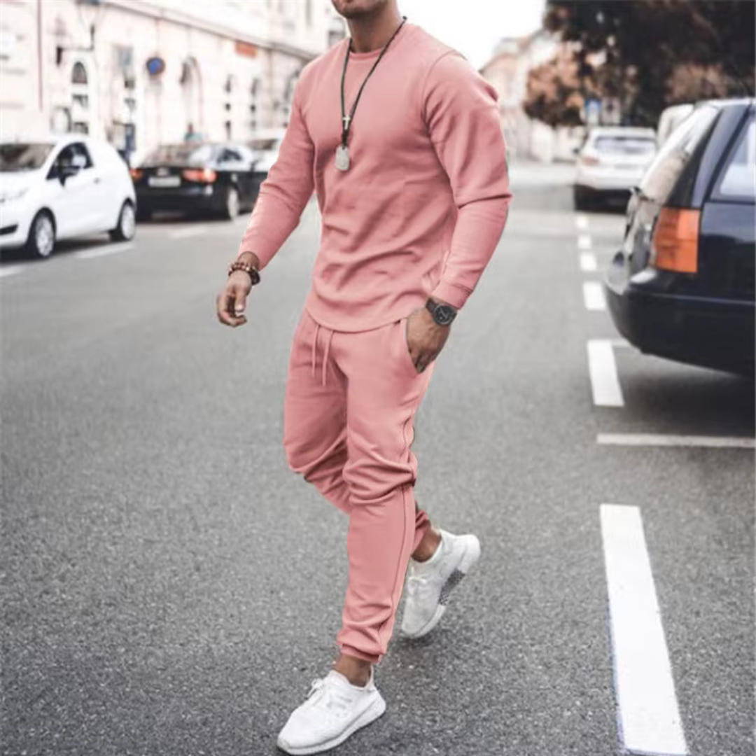 Relaxed Fit Mens 2 Piece Suit - Olytrend
