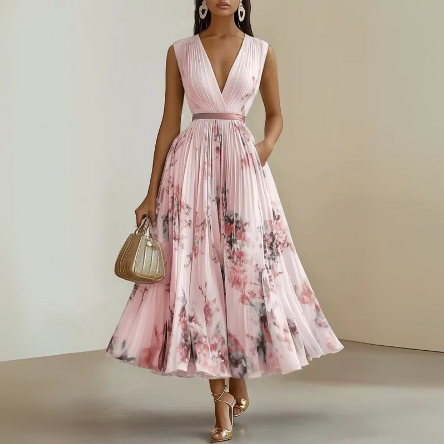 Lightweight Strapless Summer Maxi Dress