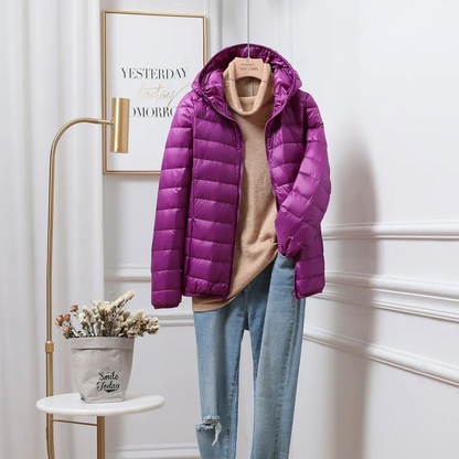 Warm Women's Padded Parka Coat