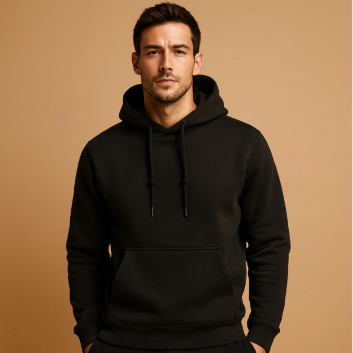 Comfortable Men's Hooded Sweatshirt with Pocket