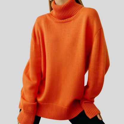 Warm Crew Neck Winter Sweater for Women