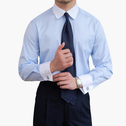 Classic Casual Shirt with Contrasting Trim