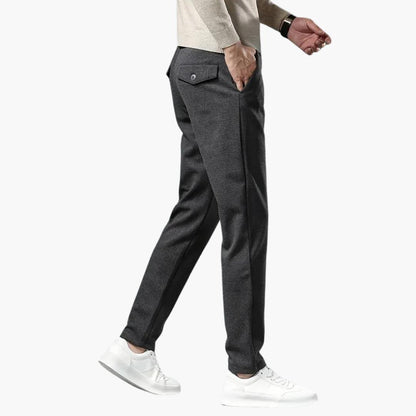 Smart Formal Mens Pants - Classic Fit Dress Trousers