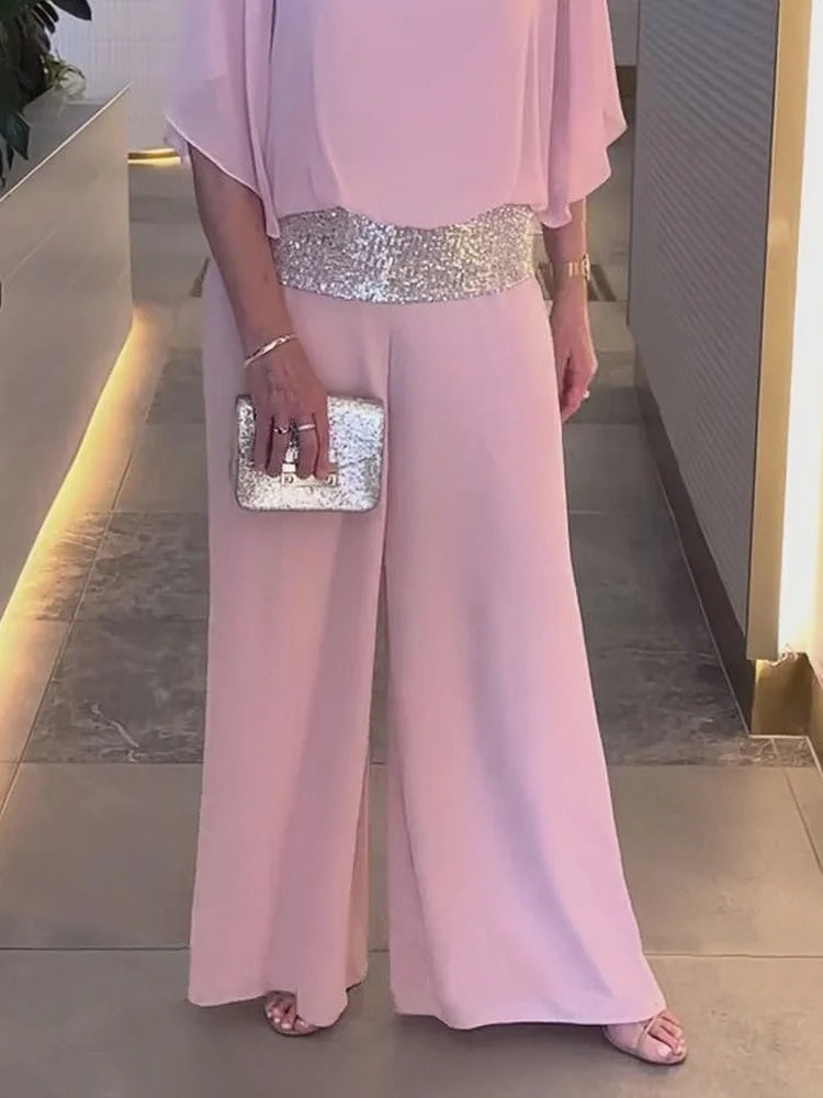 Glittering Sequin Party Dress Outfit