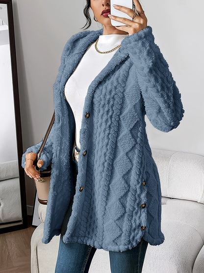 Soft Cozy Hooded Cardigan Sweater