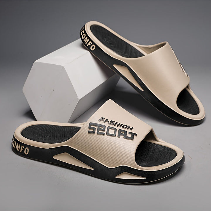 Grip Sole Men's Comfortable Sports Slippers