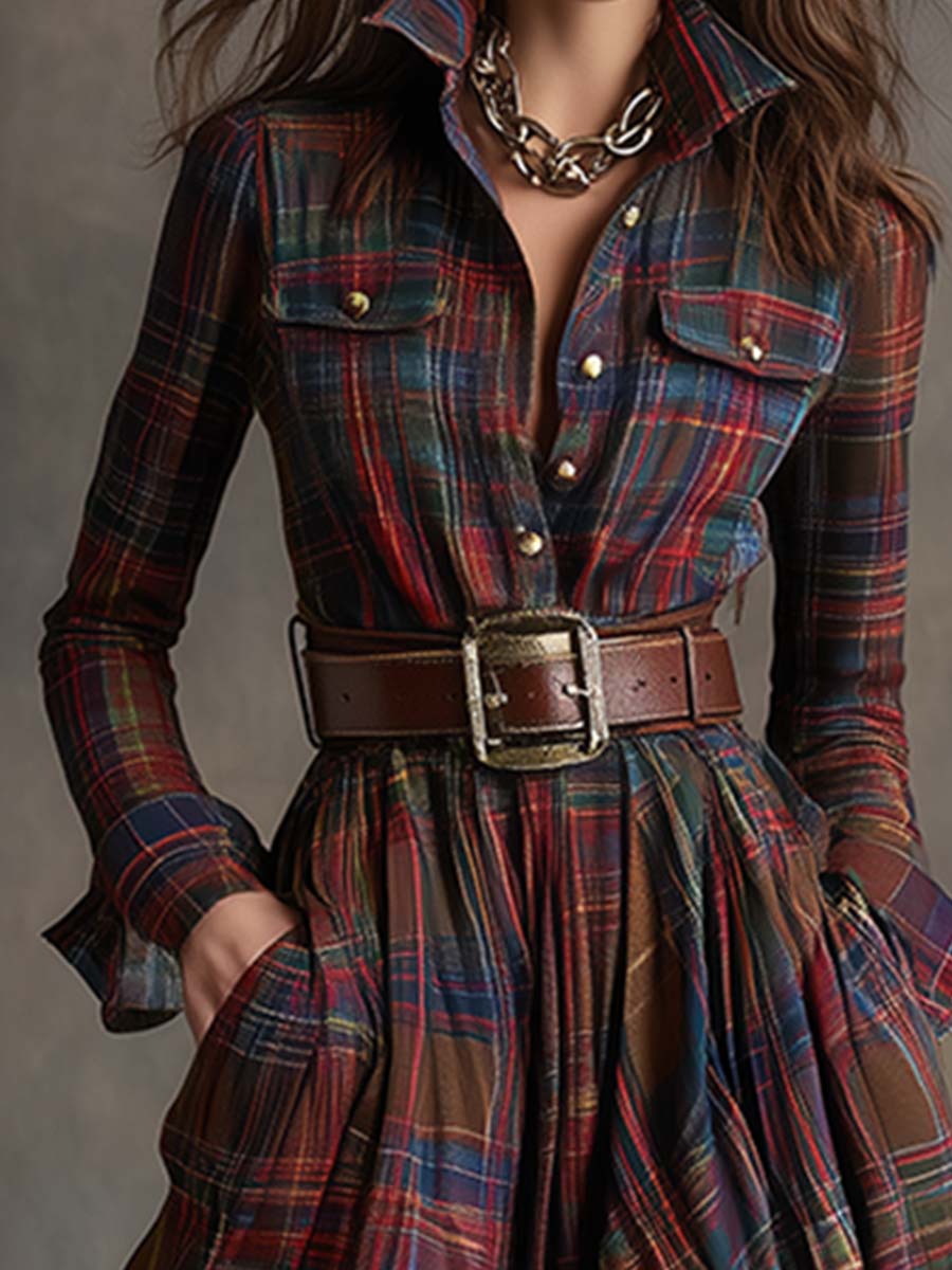 Timeless Collar Shirt Dress