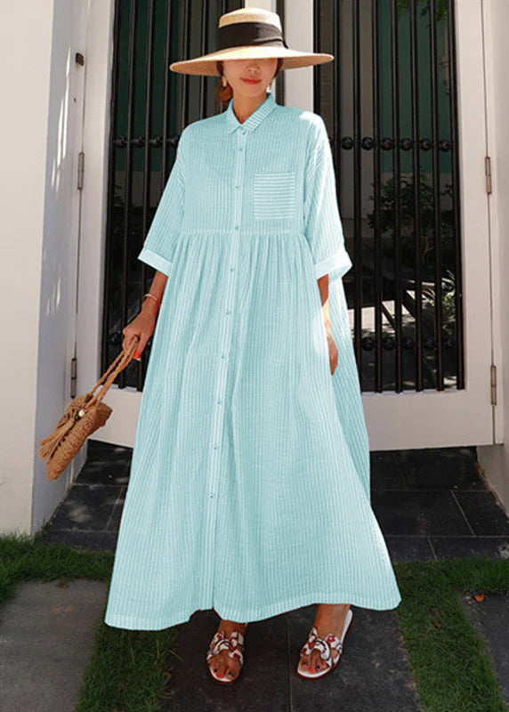 Classic Stripe A-Line Women's Dress