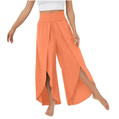 Comfortable High Waisted Wide Leg Yoga Pants