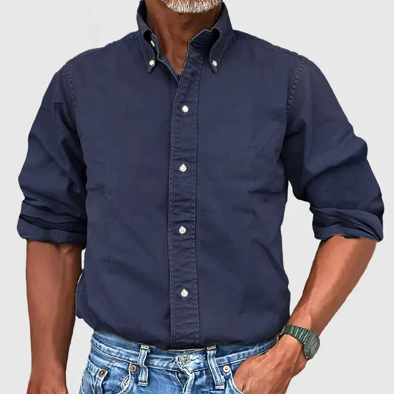 Traditional Casual Mens Button Down Shirt