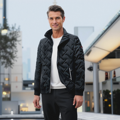 Warm Men's Padded Snow Puffer Jacket - Nocini