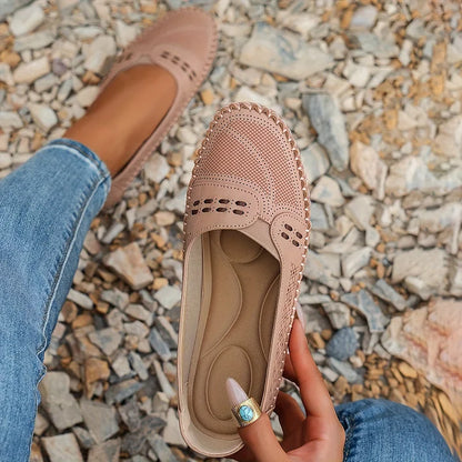 Comfy Women's Round Toe Slip On Loafers