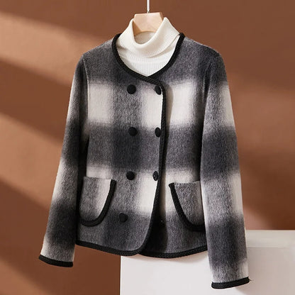 Cozy Plaid Cardigan for Women