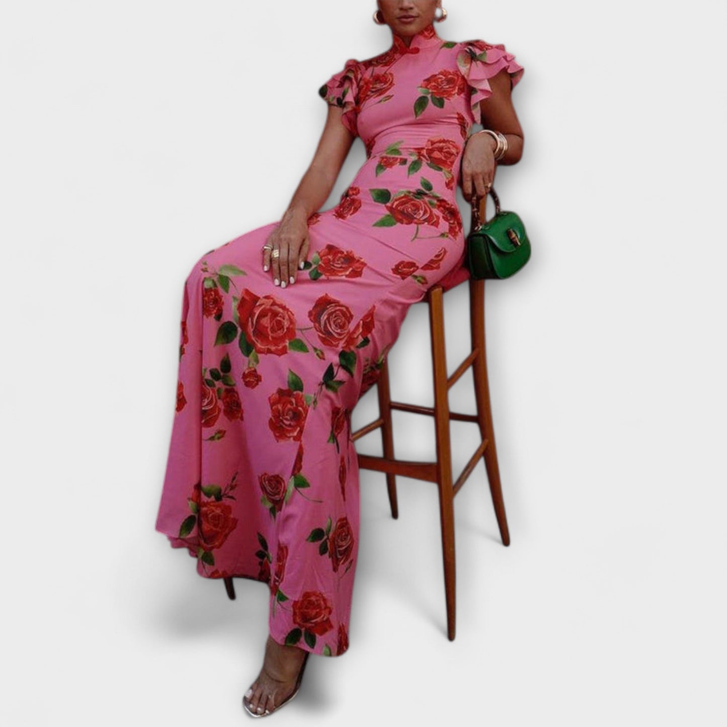 Vibrant Garden Party Maxi Dress