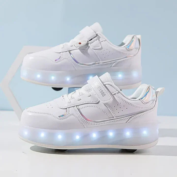 Fun Glow Wheels Sneakers