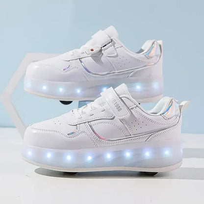 Fun Glow Wheels Sneakers