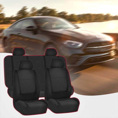 9-Piece Universal Car Seat Covers – AutoLuxe-Gray-Nora Luxe