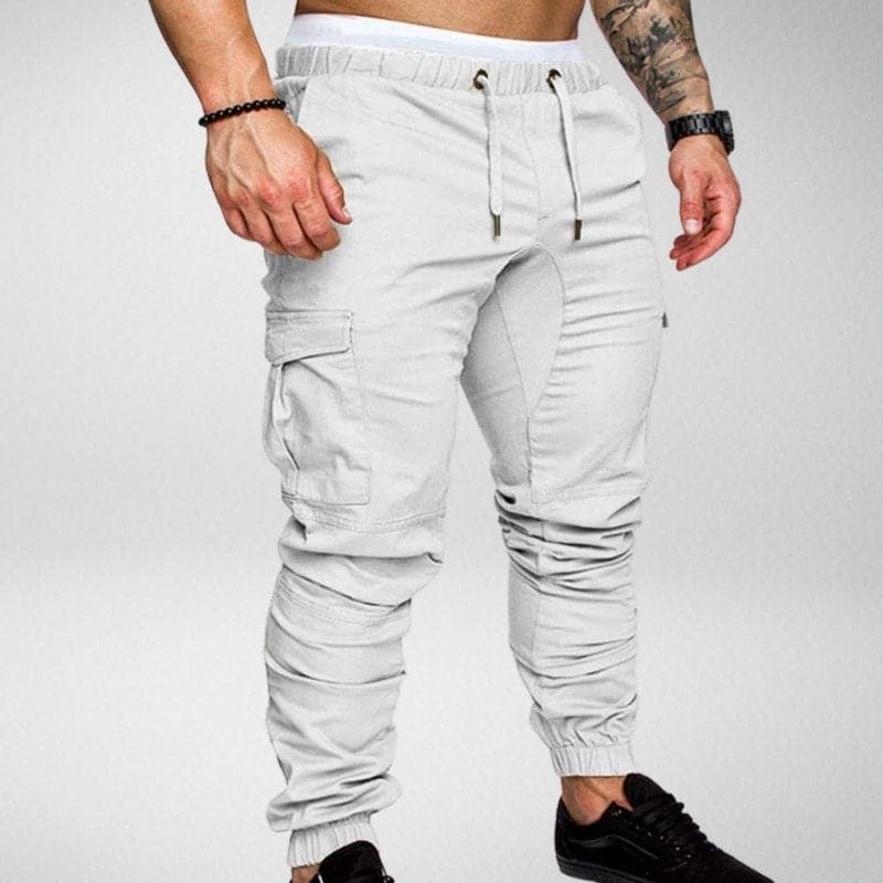 Comfortable Men's Jogger Pants with Elastic Waist