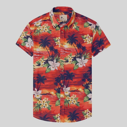 Casual Loose Fit Floral Summer Shirt