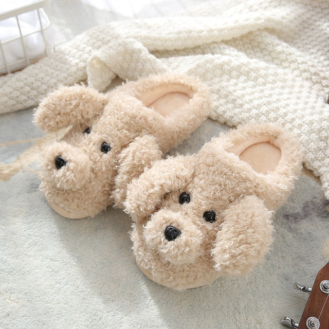 Cozy Women's Holiday Fuzzy Slippers