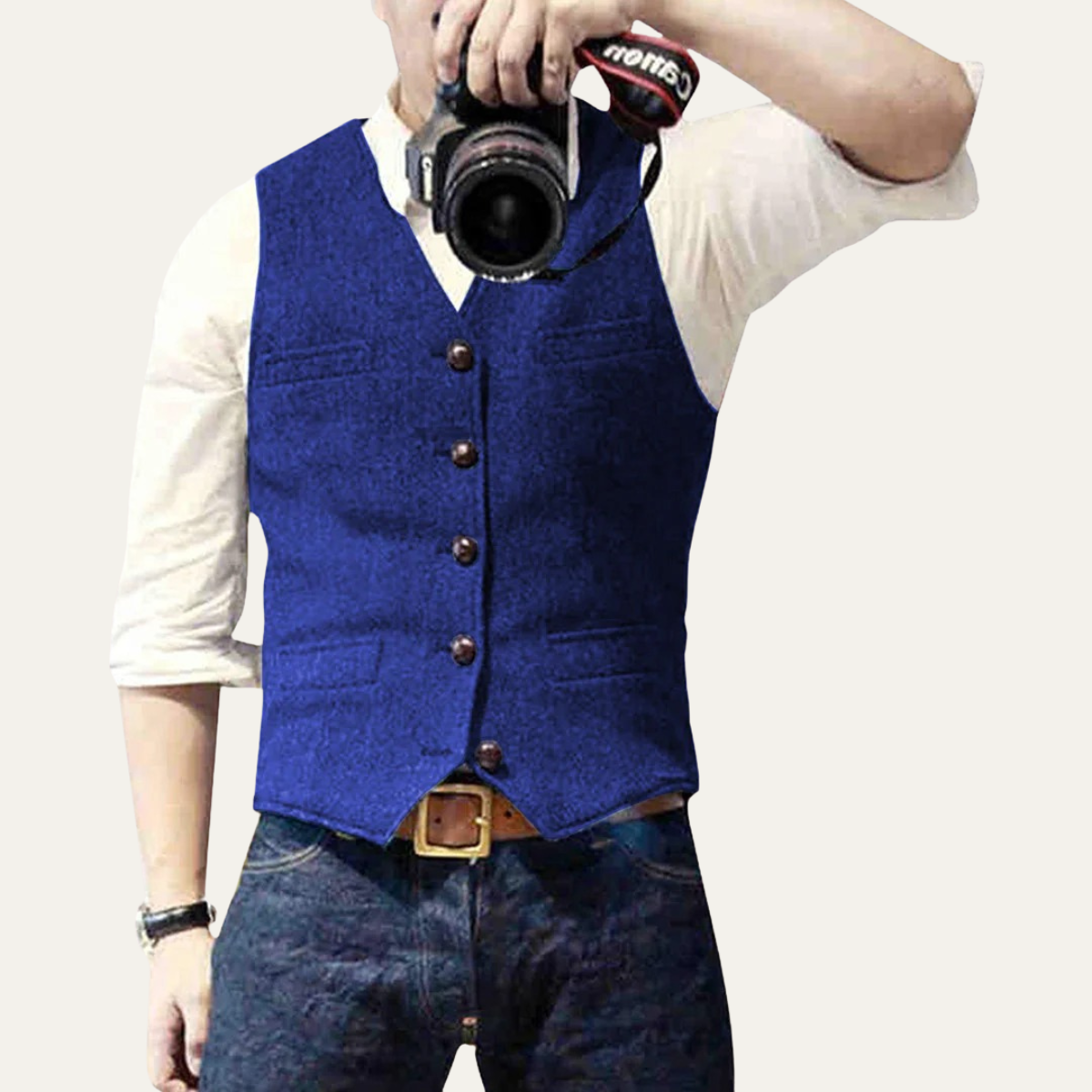 Classic Mens Button Front Waistcoat