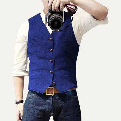 Classic Mens Button Front Waistcoat