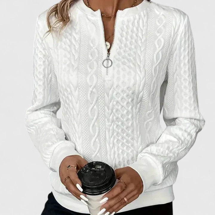 Elegant Women's Crew Neck Sweater