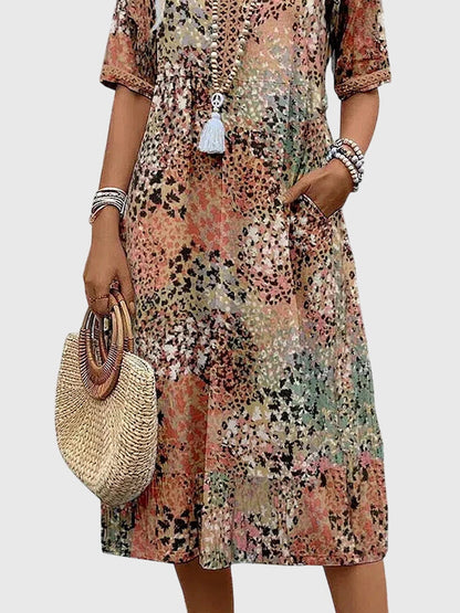 Elegant Flower Party Dress for Women