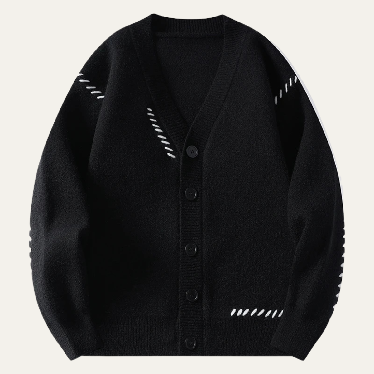 Classic Men's Knit Button Sweater