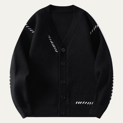 Classic Men's Knit Button Sweater