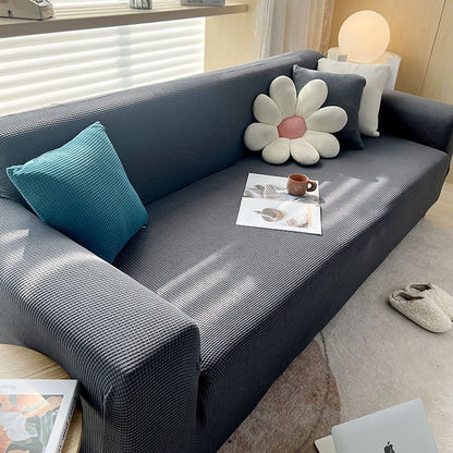 Fitted Elastic Couch Slipcover Anti-Slip Furniture Protector