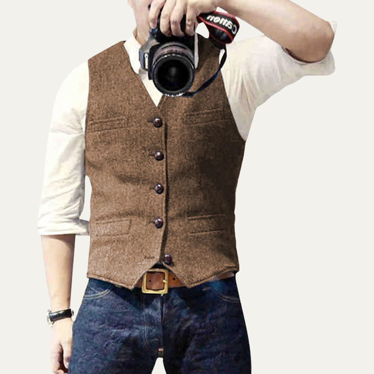 Classic Mens Button Front Waistcoat