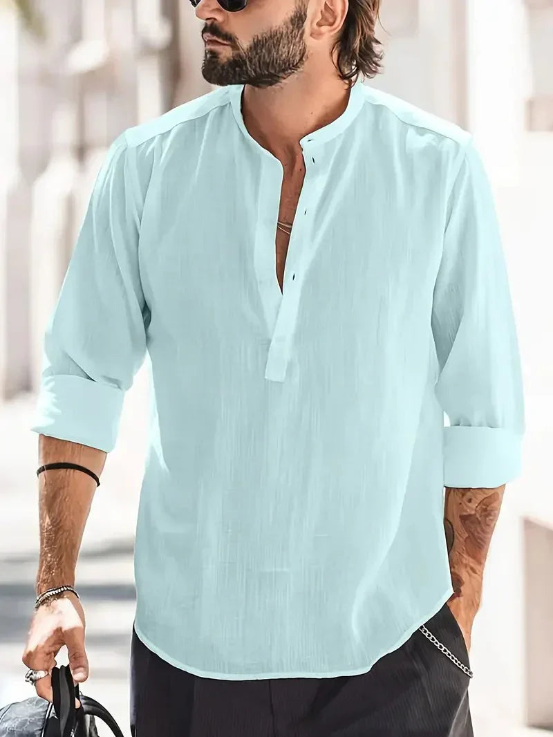 Casual Cotton Dress Shirt