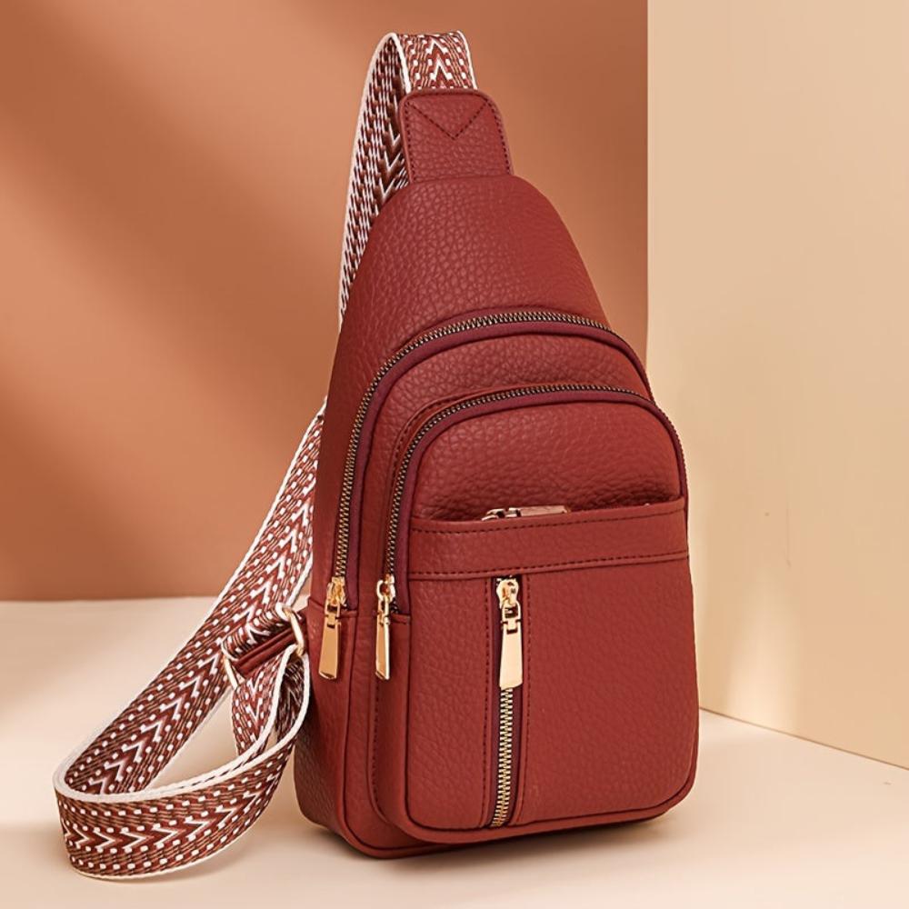 Eco Friendly Faux Leather Sling Purse Bag