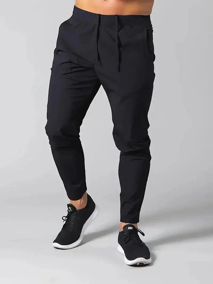 Men's Slim Fit Jogger Pants with Elastic Waist