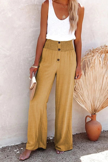 Women's Comfortable High Waisted Wide Leg Jeans