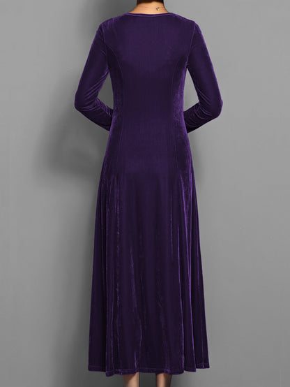 Luxurious Plush Evening Dress