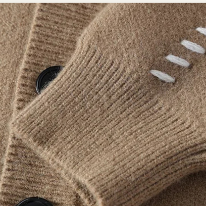 Classic Men's Knit Button Sweater