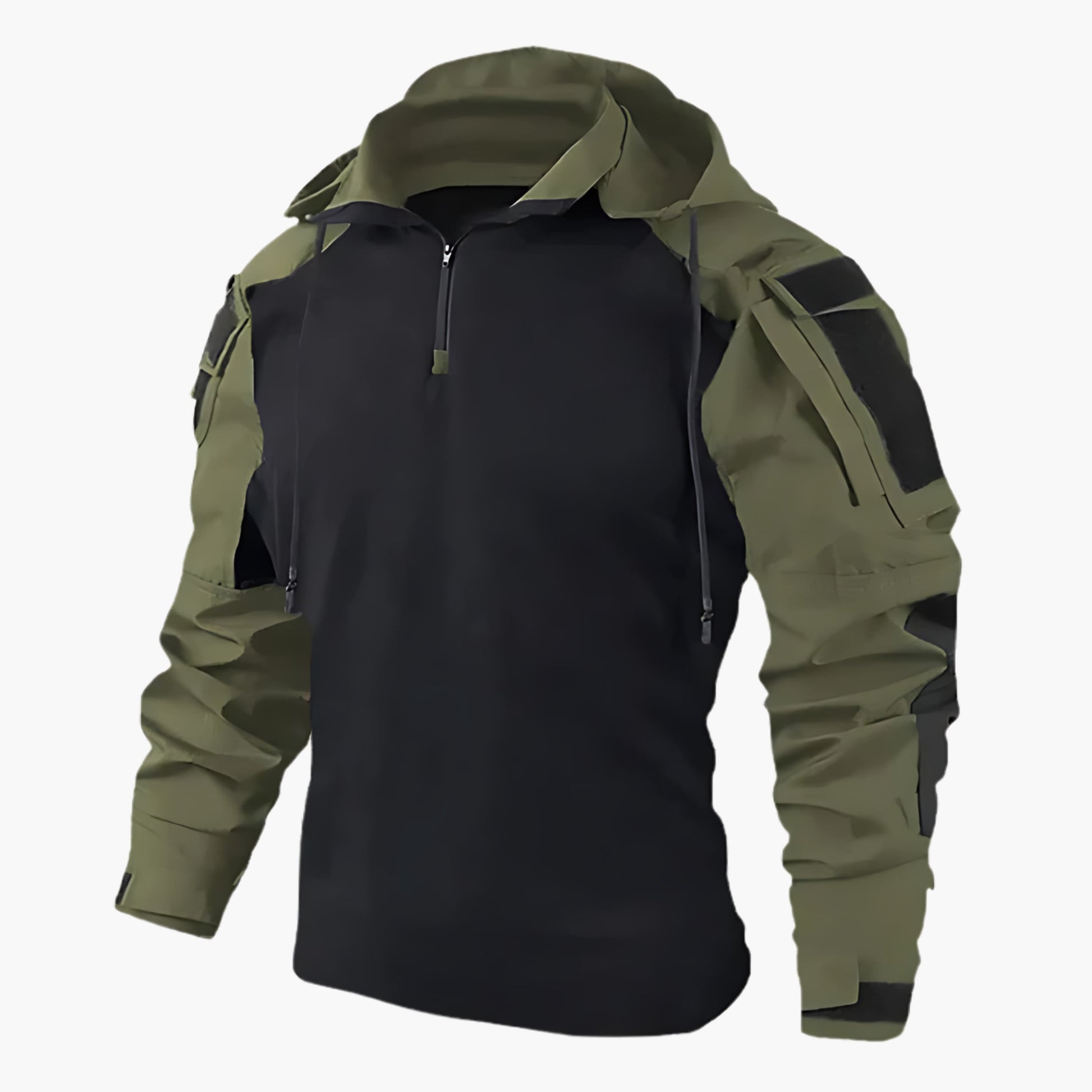 Military Style Waterproof Hoodie Jacket - Olytrend