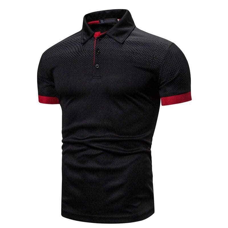 Men's Slim Fit Polo Shirt Lightweight Short Sleeve