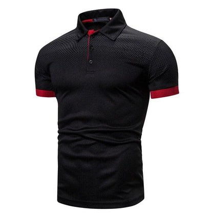 Men's Slim Fit Polo Shirt Lightweight Short Sleeve